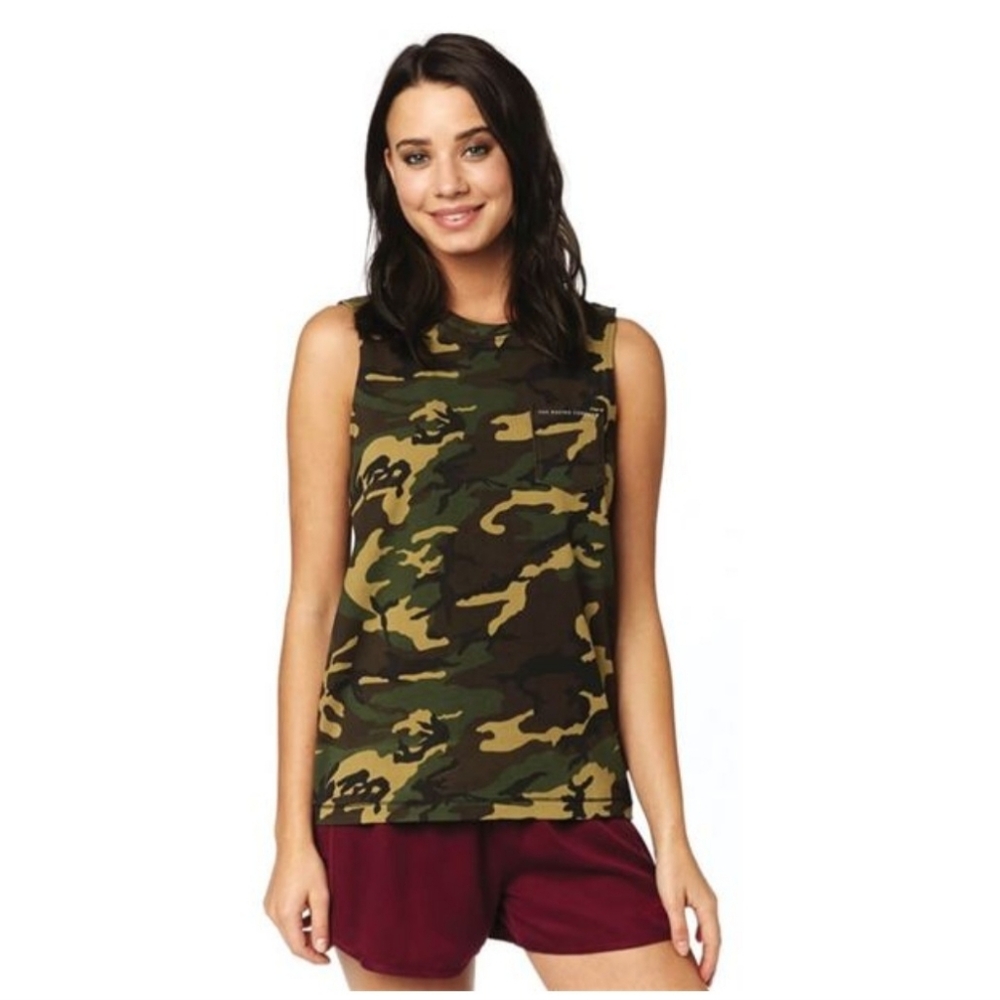 Fox Racing Falcon Camo Tank Top, NWOT